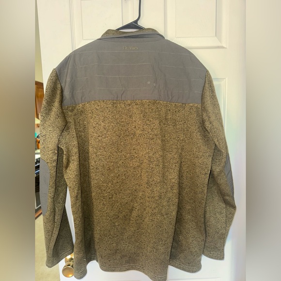 Olive Green & Black Quarter-Zip HeyBo Pullover - Picture 6 of 6